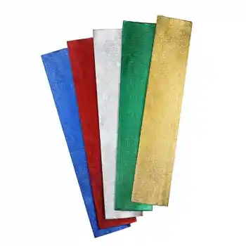 Lıno Pa-025a Lüx 5 Renk Metalik Krapon Kağıdı 5 Li 50x100 Cm