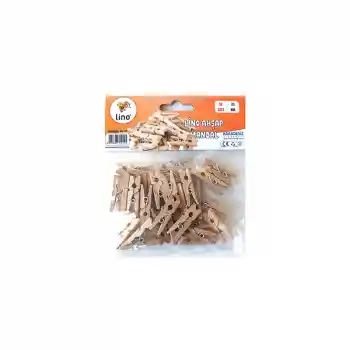 Lıno Rbz-037 Ahşap Mandal 25 Mm