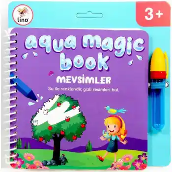 Lıno Tfl-1005 AQua Magıc Book Mevsimler Sihirli Boyama Kitabı