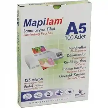 Mapi A5 Laminasyon Kaplama 125mic.1021205 (kampanya)