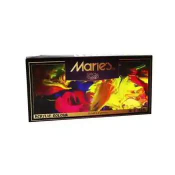 Maries 12 Renk Akrilik Boya 812b 12 Ml Mrmar0017