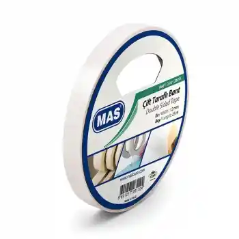 Mas 2612 19mmx25mt Çift Taraflı Bant