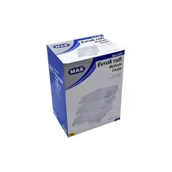 Mas 829 3 Katlı Mafsallı Evrak Rafı(özel Fiyat)
