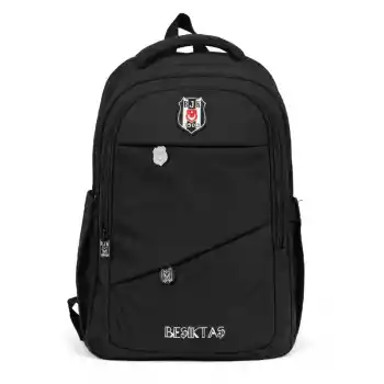 Me 26341 Beşiktaş Çapraz Cep Detaylı Siyah Sırt Çantası