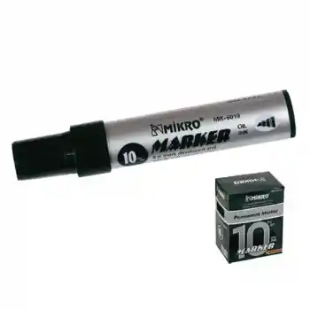 Mikro 6010 Siyah 10 Mm Jumbo Marker