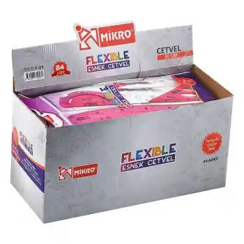 Mikro Flp-04 Esnek 4 Lü Pergelli Çizim Seti