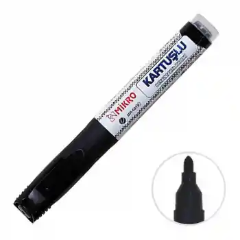 Mikro Mr-6019 Kartuşlu Siyah Tahta Kalemi