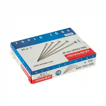 Mimaks Ti-20 Toplu İğne 28mm Nikel 20gr