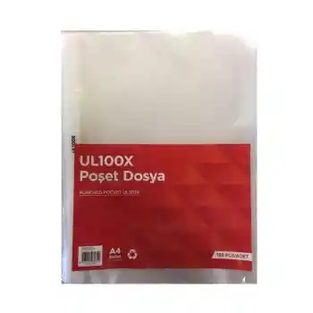 Norex A4 Eko Poşet Dosya 100 Lü Ul100x