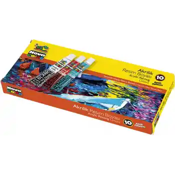 Nova Color 10 Renk Akrilik Boya Tüp 7 Gr Nc-287