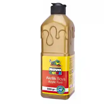 Nova Color Akrilik Boya 500 Ml Altın Nc-670