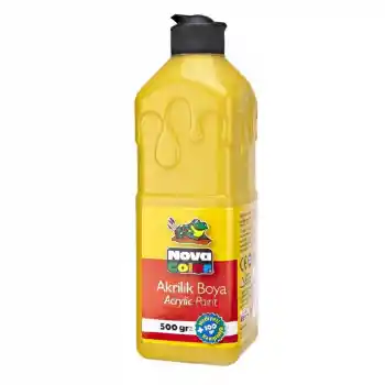 Nova Color Akrilik Boya 500 Ml Sarı Nc-381