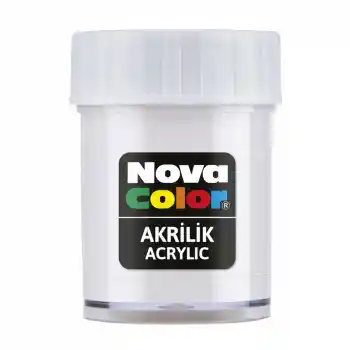 Nova Color Akrilik Boya Beyaz Şişe Nc-173