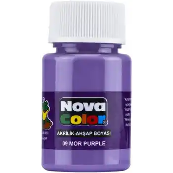 Nova Color Akrilik Boya Mor Şişe Nc-177
