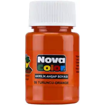 Nova Color Akrilik Boya Turuncu Şişe Nc-176