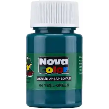Nova Color Akrilik Boya Yeşil Şişe Nc-172