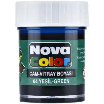 Nova Color Cam Boyası Yeşil Su Bazlı Nc-152