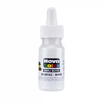Nova Color Ebru Boyası Beyaz Nc-244
