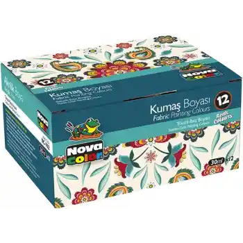 Nova Color Kumaş Boyası 12 Li Takım Nc-192