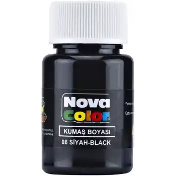 Nova Color Kumaş Boyası Siyah Nc-164