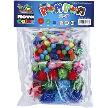 Nova Color Ponpon Simli Metalik Nc-351