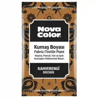 Nova Color Toz Kumaş Boyası Kahve 12 Gr Nc-905