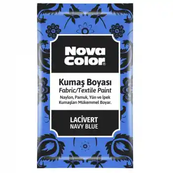 Nova Color Toz Kumaş Boyası Lacivert 12 Gr Nc-909