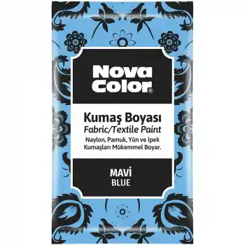 Nova Color Toz Kumaş Boyası Mavi 12 Gr Nc-902