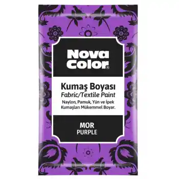 Nova Color Toz Kumaş Boyası Mor 12 Gr Nc-907