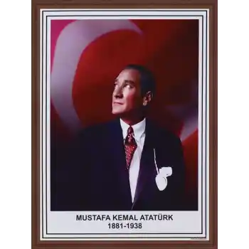 Panda Atatürk Portresi 35x50 Mdf Çerçeve Pan-425
