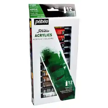 Pebeo 668200 12 Ml.akrilik Boya 12 Li Studio Set