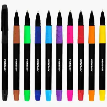 Pensan Sıgn Up Tükenmez Kalem 1 Mm 10 Lu Renkli Pe2410su10