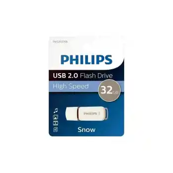 Phılıps 32 Gb Snow Usb 2.0 Bellek Gri/beyaz Fm32fd70b/00