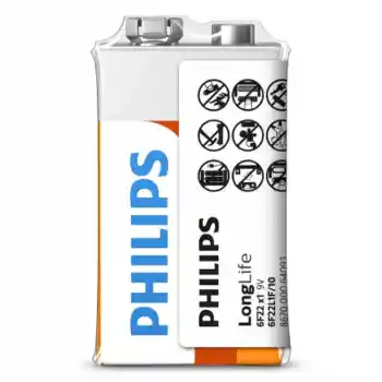 Phılıps 6f22l1f Longlife 9v Pil
