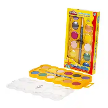Play-doh 12 Renk Sulu Boya Jumbo 30 Mm Su007