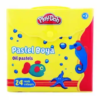 Play-doh 24 Renk Pastel Boya Çantalı Pa007