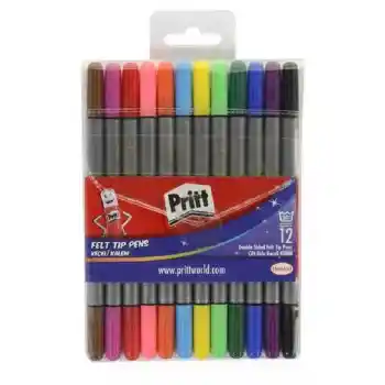 Pritt 12 Renk Çift Uçlu Keçeli Kalem 1687977