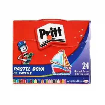 Pritt 24 Renk Çantalı Pastel 1048064