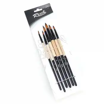 Rıch 11218 Detay 6 Lı Fırça Seti Seri 5 01320