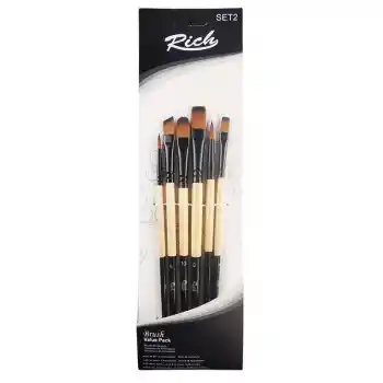 Rıch 11221 Karma 6 Lı Fırça Seti Set 2 11299