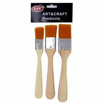 Rıch 11227 Ekonomik Set Fırça 3 Lü Sarı Kıl Fırça 01293