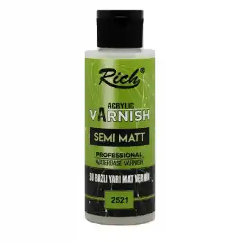 Rıch 2521 Su Bazlı Vernik Yarımat 01723 120 Cc