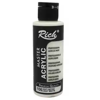 Rıch Akrilik Boya 106 Soft Beyaz 120 Cc