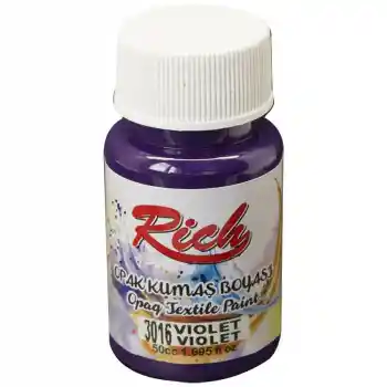 Rıch Akrilik Kumaş Boyası 01923 Violet 50 Cc.