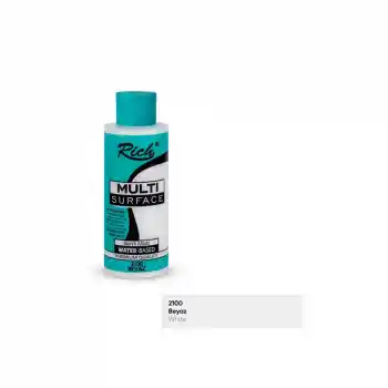 Rıch Multi Akrilik Boya 2100 Beyaz 120 Cc