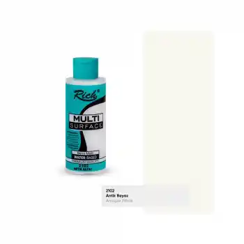 Rıch Multi Akrilik Boya 2102 Antik Beyaz 120 Cc