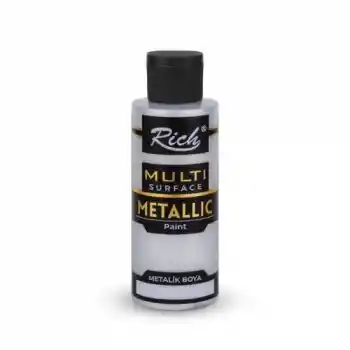 Rıch Multi Metalik Akrilik Boya 03710 Gümüş 120 Cc