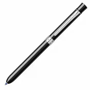 Scrikss 93 Trıo Parlak Siyah Multifonksiyon Kalem Kutulu