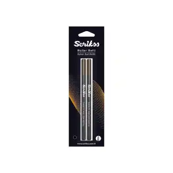 Scrikss Siyah Roller Kalem Yedeği 2 Li Blister Src 888