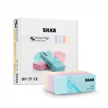 Silka Pastel 4 Renk Silgi 30 Lu Art.45